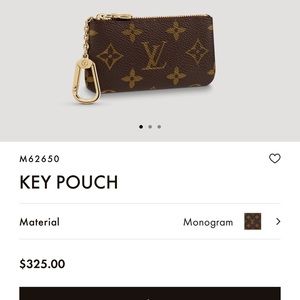 Authentic Louis Vuitton key pouch